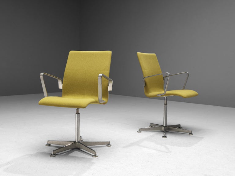 Arne Jacobsen for Fritz Hansen Set of Four 'Oxford' Chairs