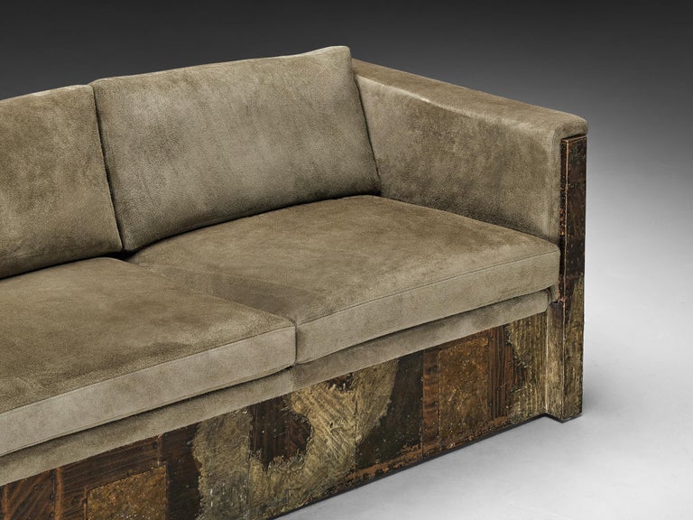 Paul Evans for Paul Evans Studio Custom-Made ‘Patchwork’ Sofa