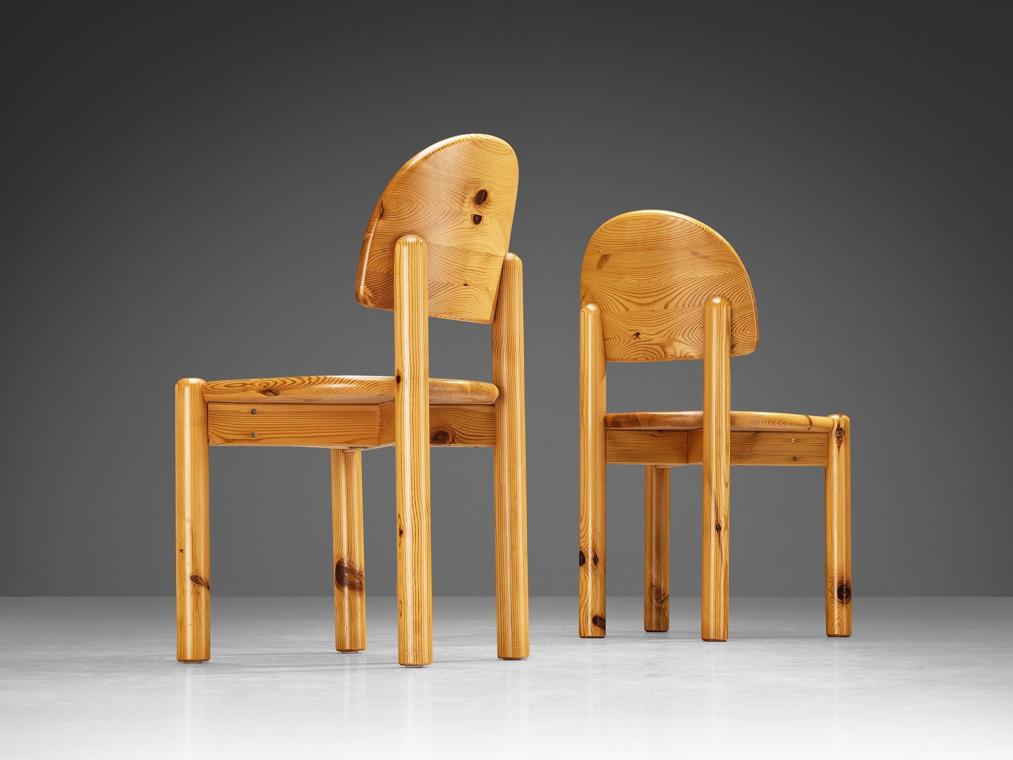 Rainer Daumiller Set of Five Dining Chairs in Pine