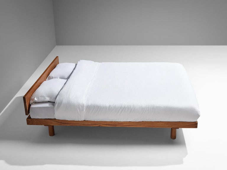 Early Pierre Chapo 'Godot' Queen Bed in Elm