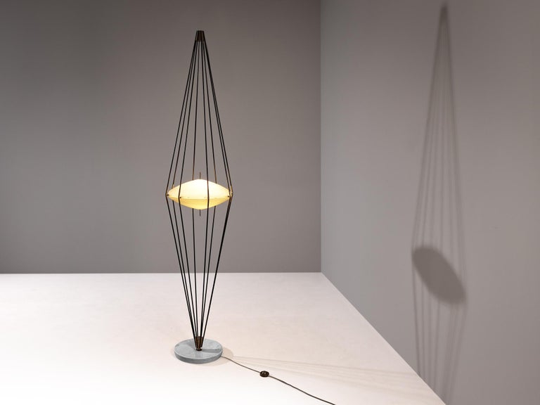 Angelo Lelii for Arredoluce 'Siluro' Floor Lamp