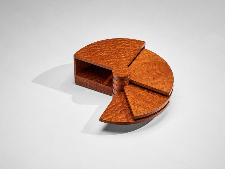 Pierre Cardin Transformative 'Éventail' Coffee Table in Mahogany