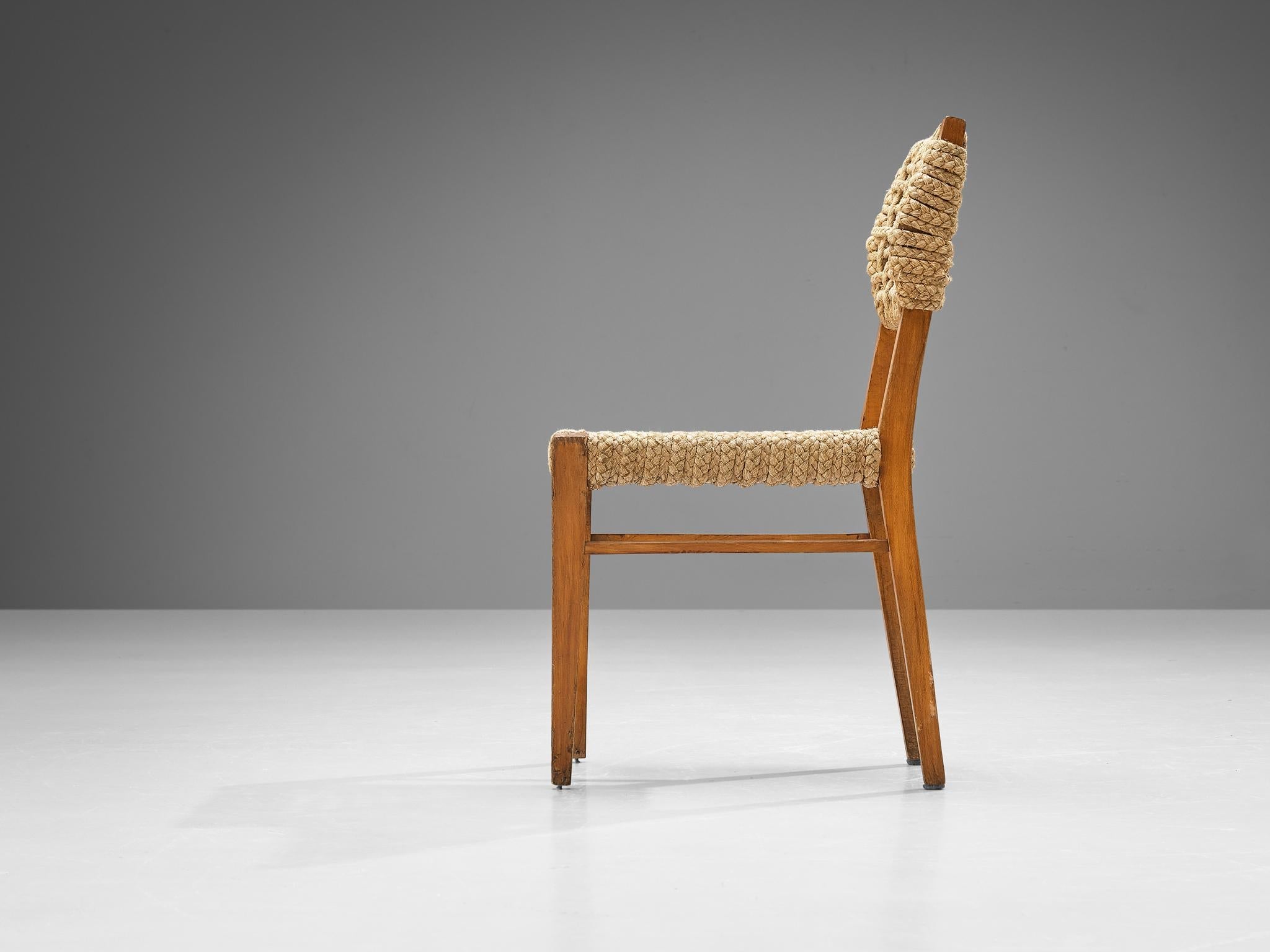 Adrien Audoux and Frida Minet Chair with Rope Seating