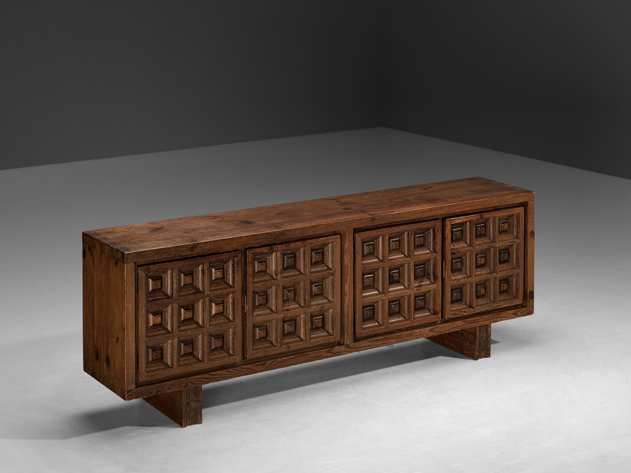 Biosca Spanish Sideboard in Stained Pine