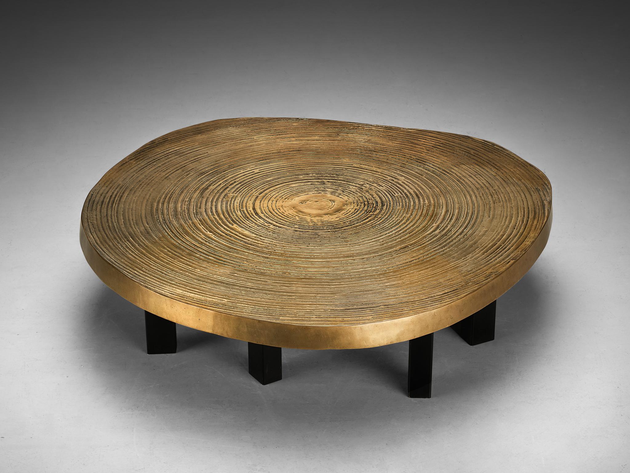 Ado Chale 'Goutte D’Eau' Coffee Table in Bronze
