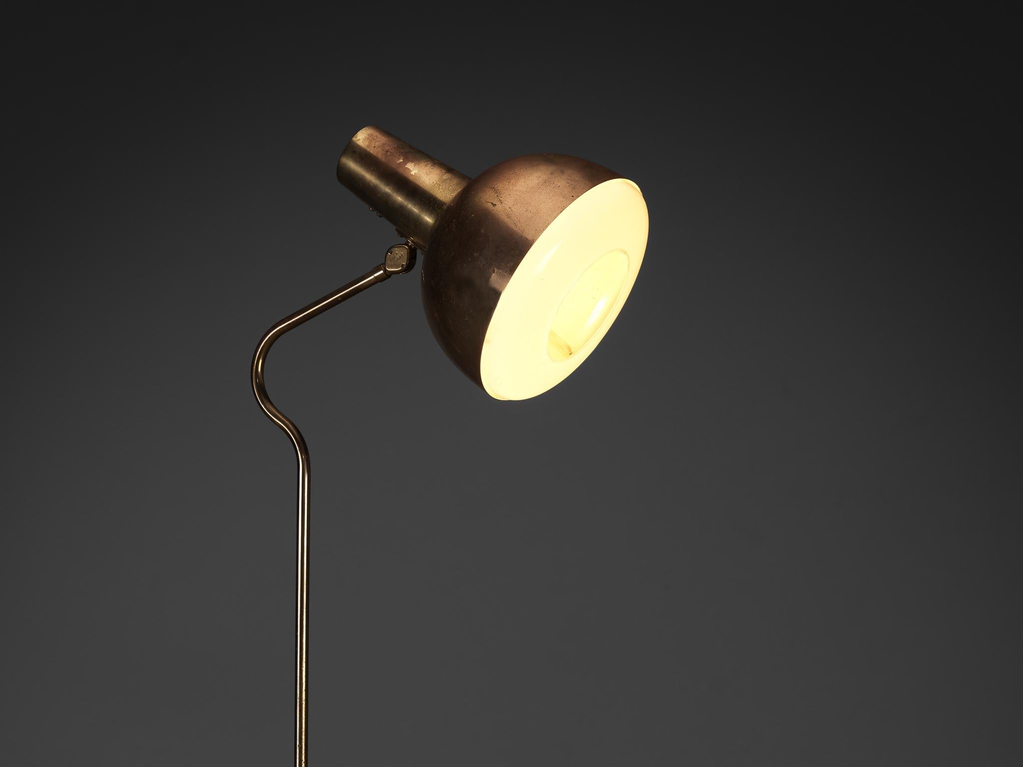 ASEA Swedish Floor Lamp in Brass