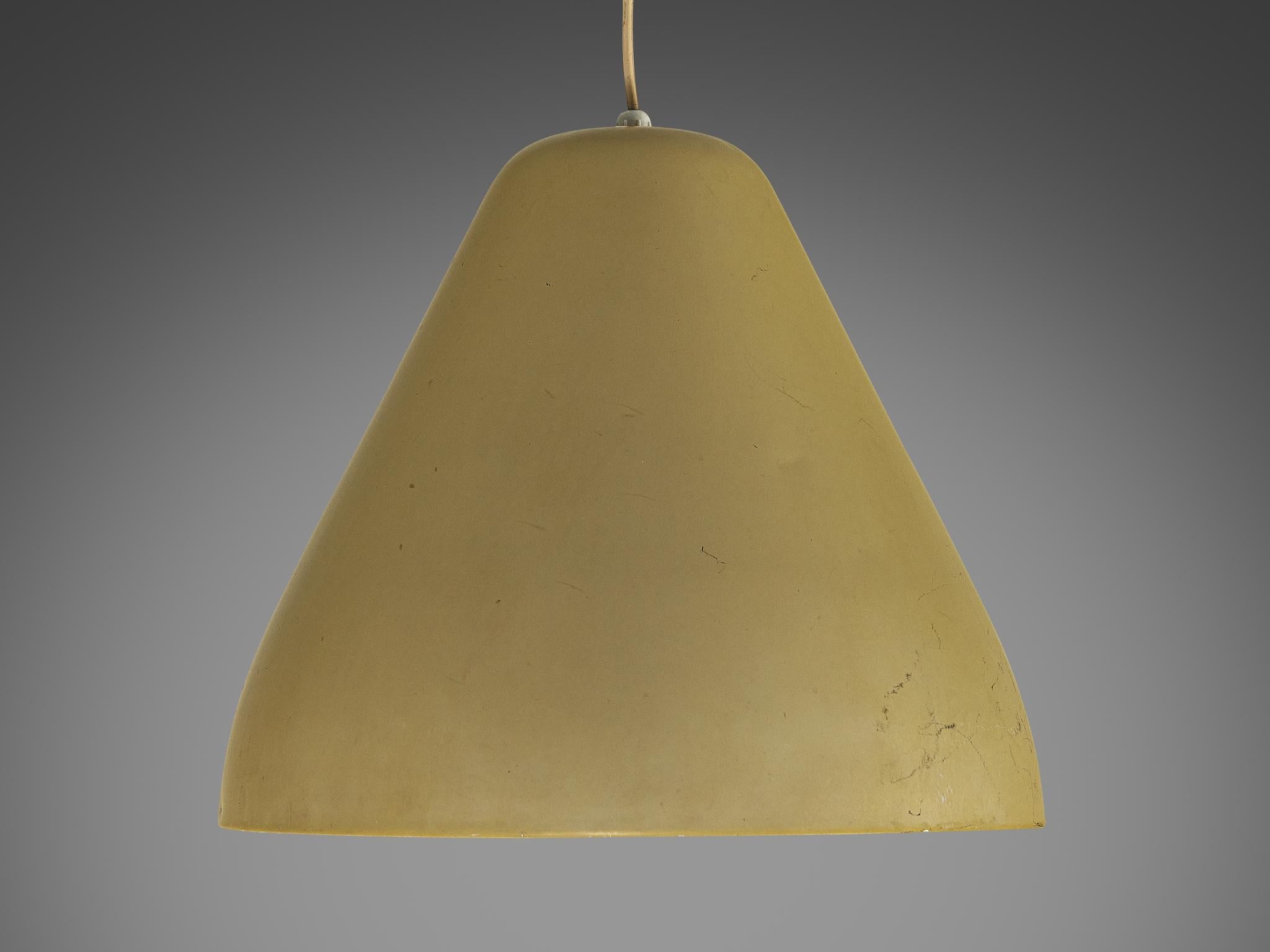 Italian Wall Lamp with Yellow Shade