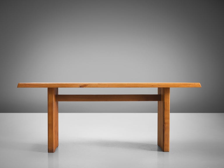Pierre Chapo 'T14B' Table in Solid Elm