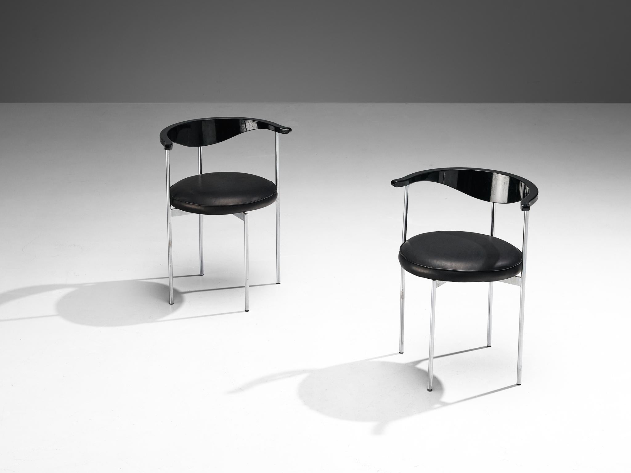 Frederik Sieck for Fritz Hansen Set of Four Chairs