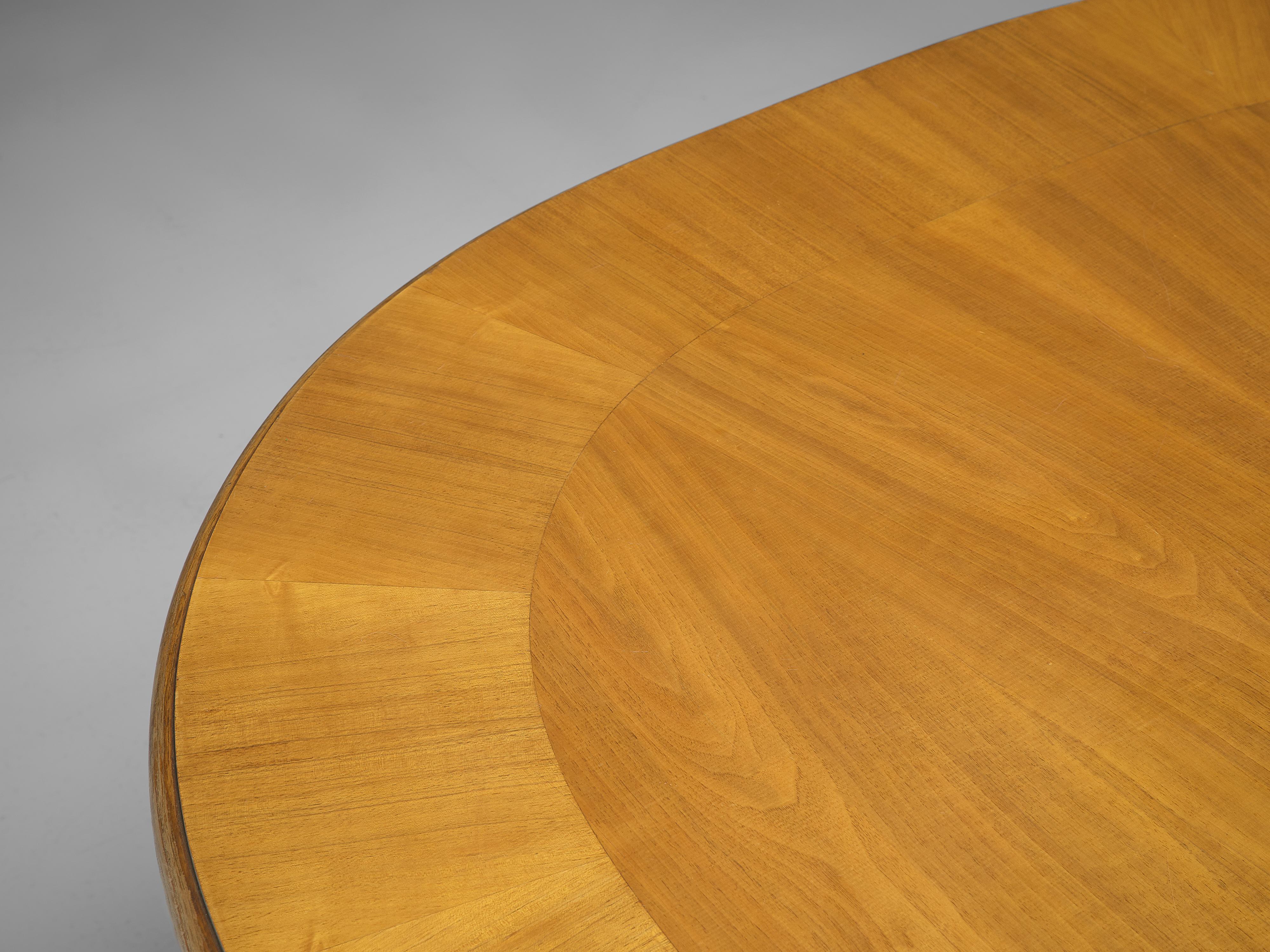 Large Oval Conference Table in Walnut 15ft