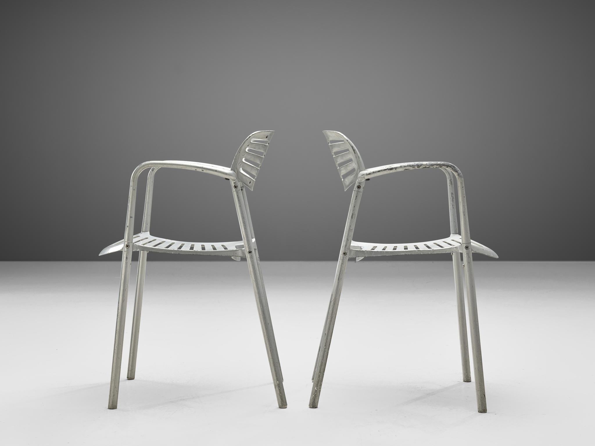 Jorge Pensi 'Toledo' Armchairs in Aluminium
