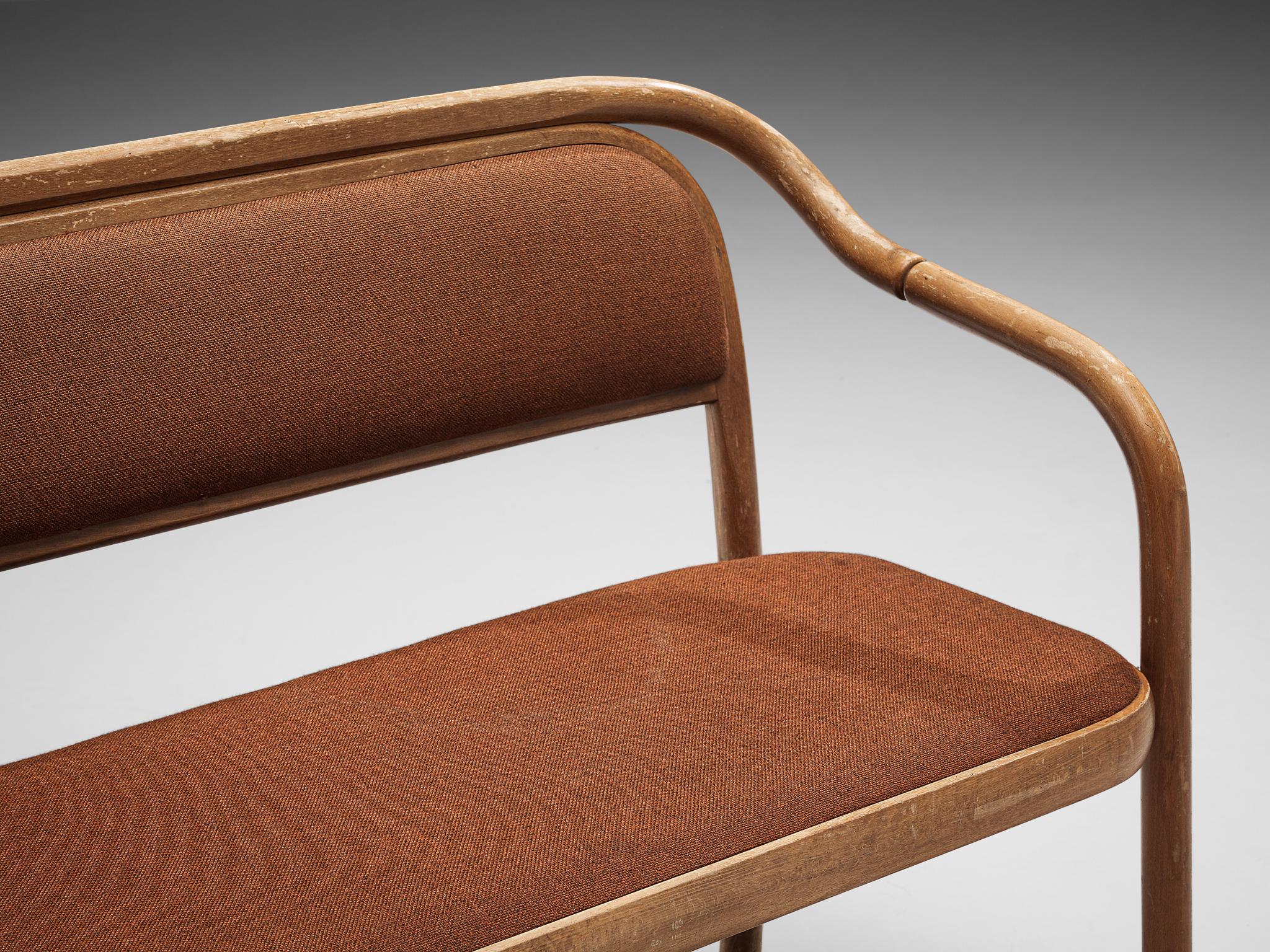Antonín Šuman for TON Benches in Bentwood and Fabric