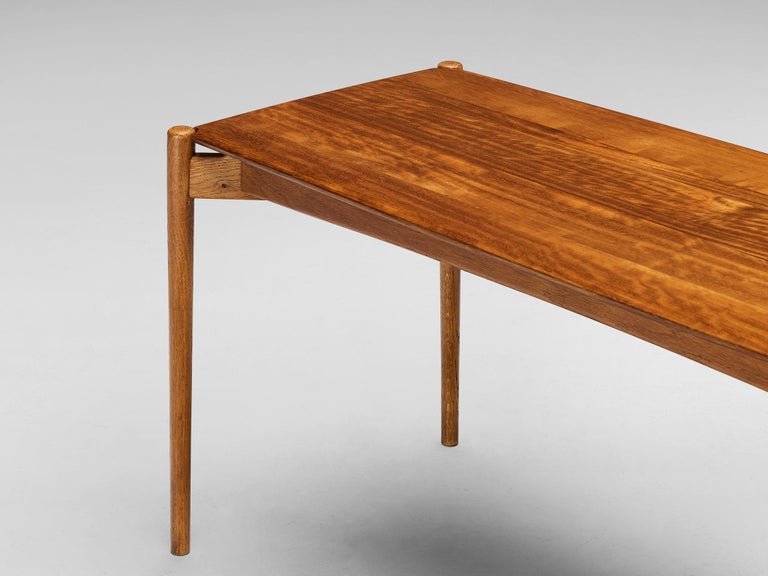 Scandinavian Coffee Table in Mahogany and Afrormosia
