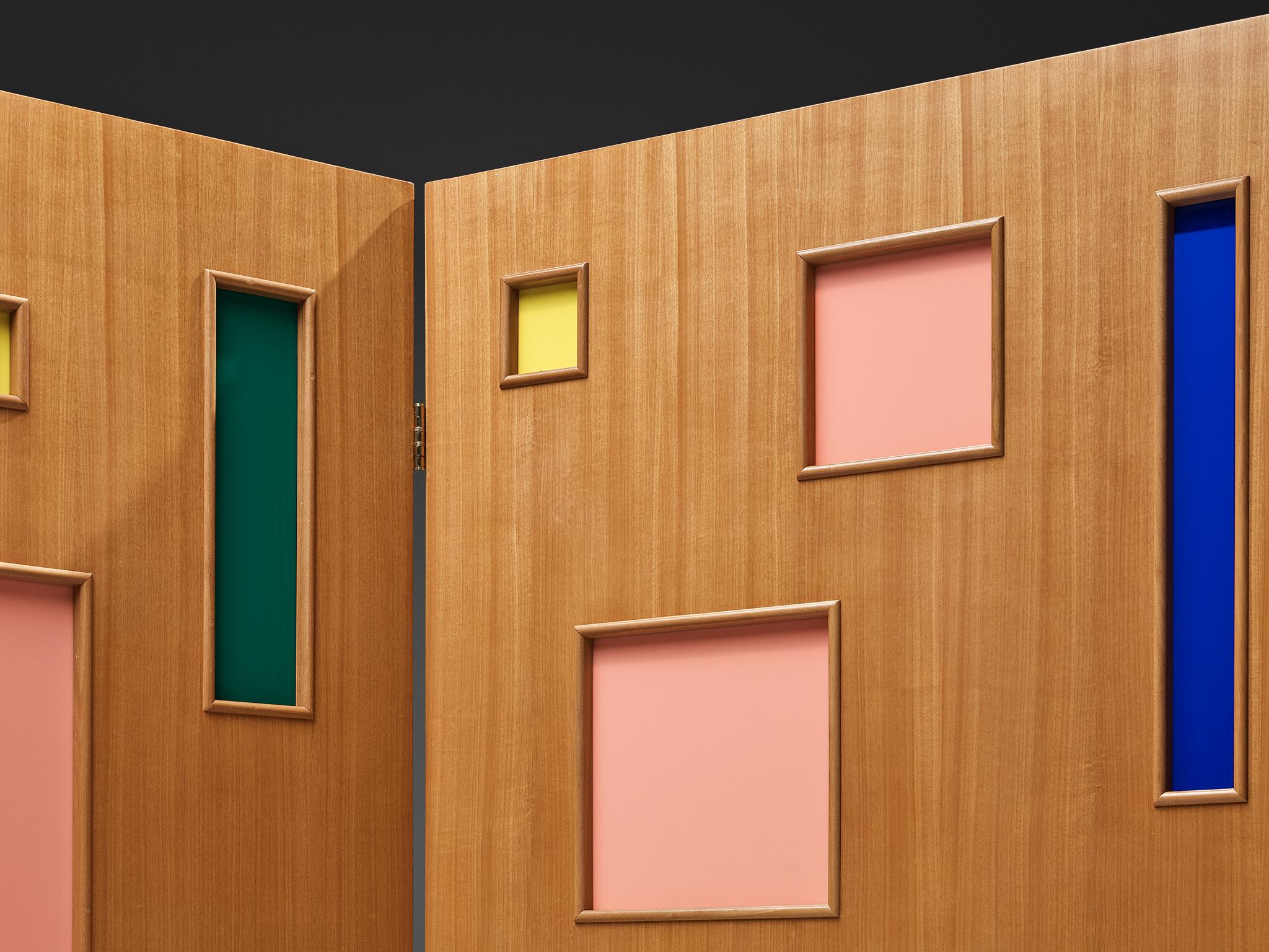 Colorful Italian Room Divider in Plexiglass