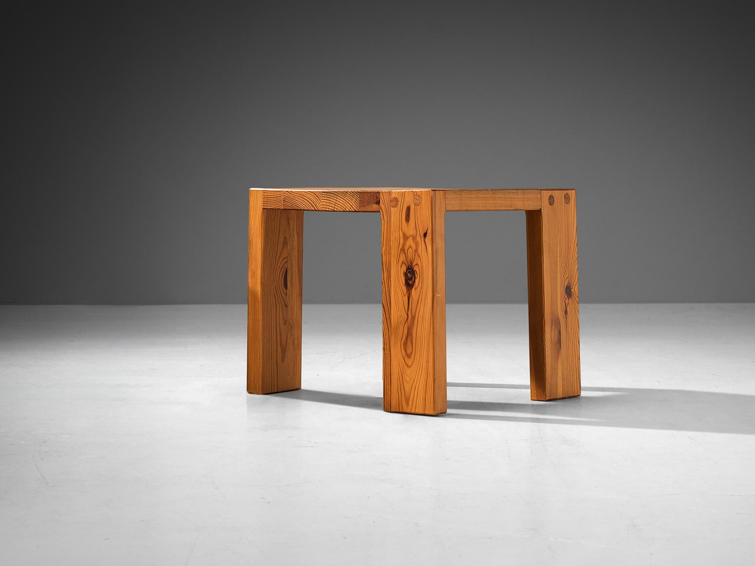 Sven Larsson Side Table in Solid Pine