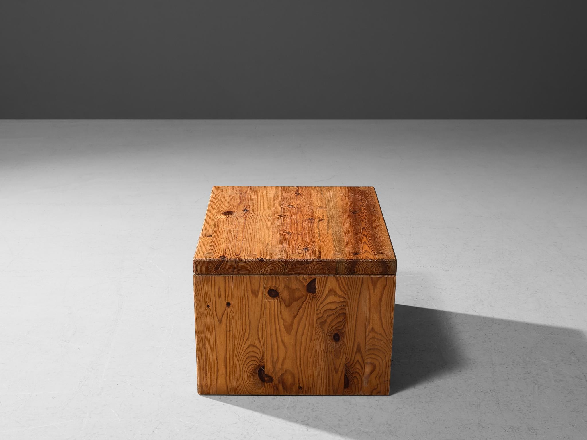 Roland Wilhelmsson Side Table in Solid Pine