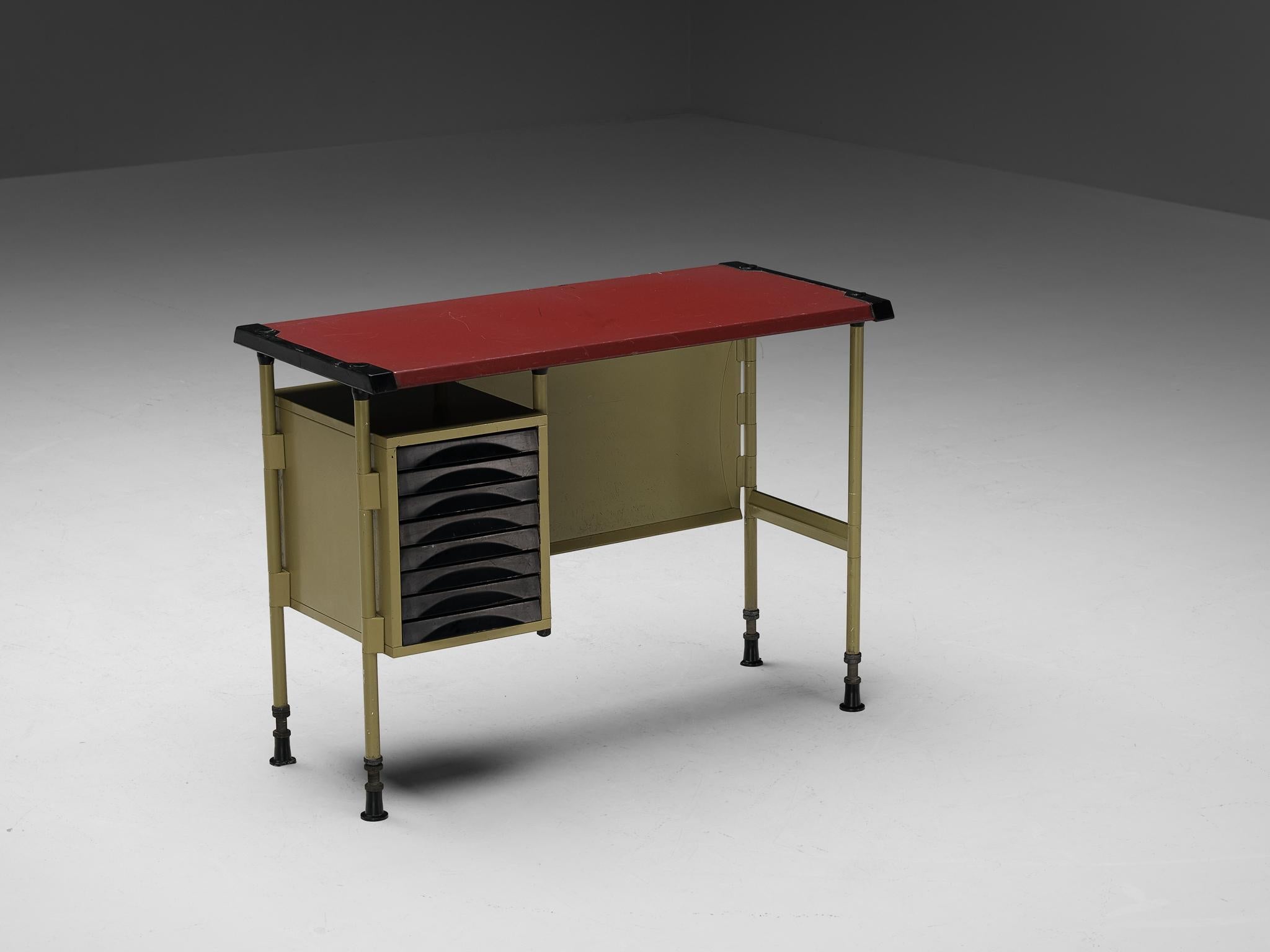 Studio BBPR for Olivetti Small 'Spazio' Desk with Drawers