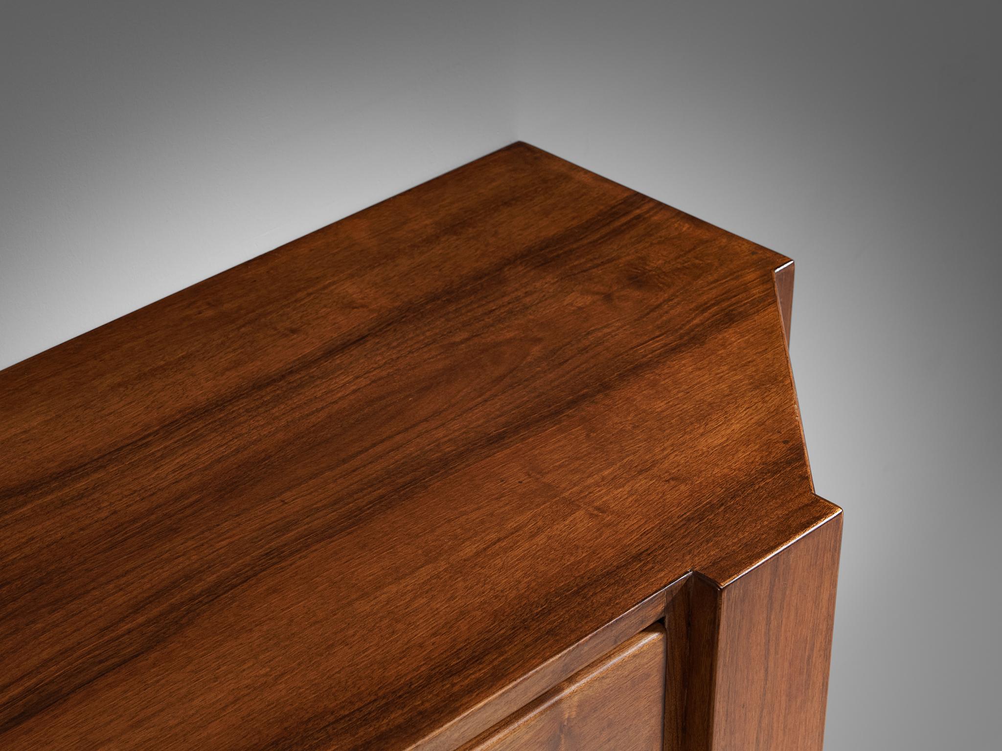 Giuseppe Rivadossi for Officina Rivadossi Cabinet in Walnut