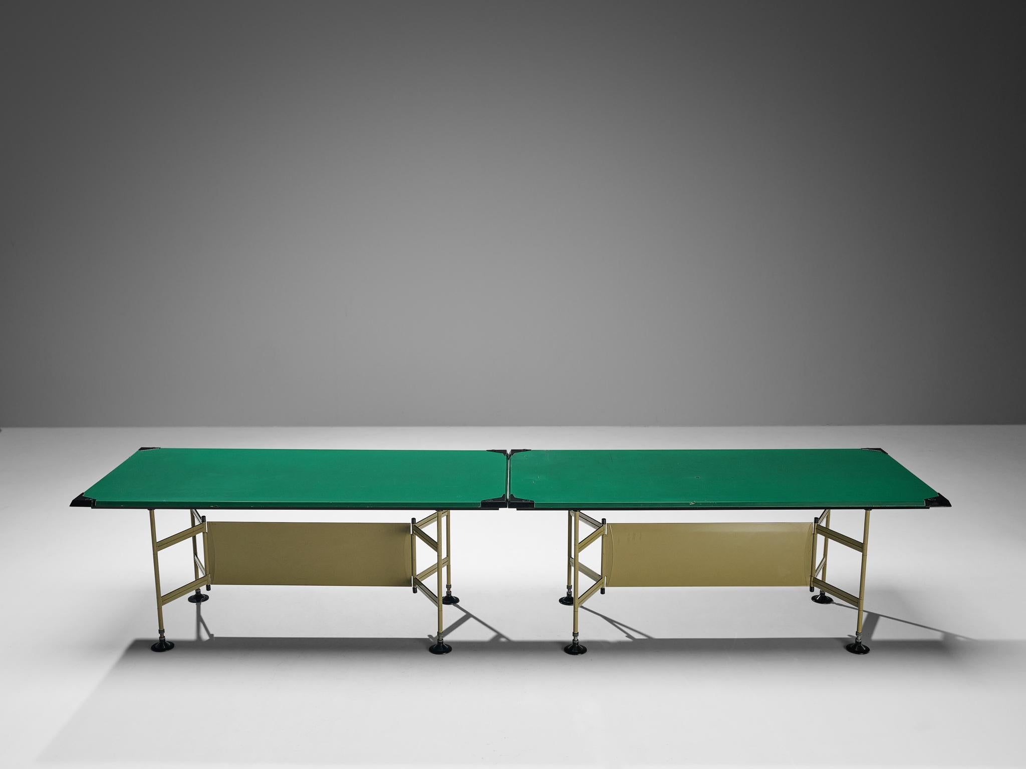 BBPR for Olivetti 'Spazio' Large Dining Tables in Steel