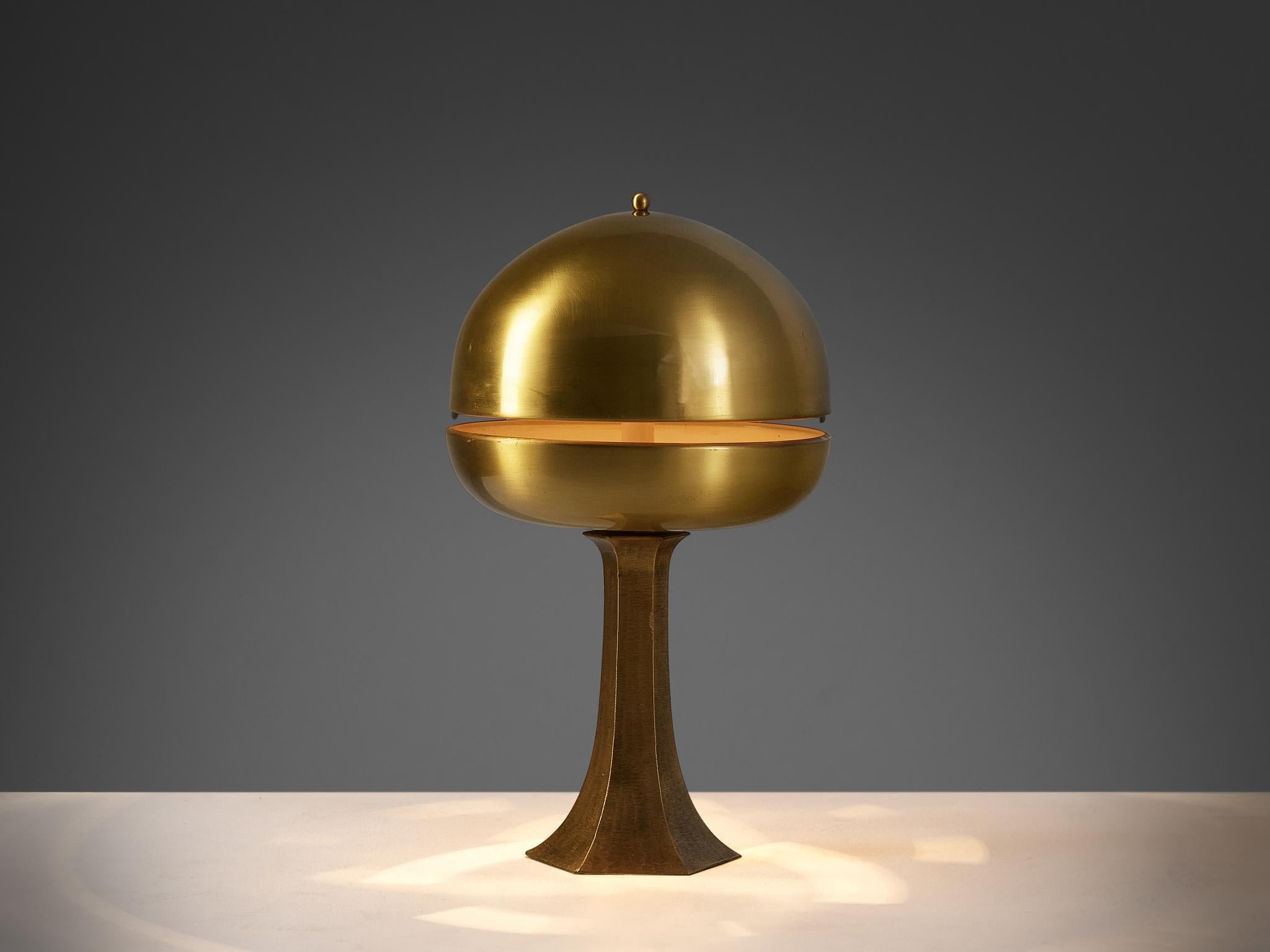 Luciano Frigerio for Frigerio di Desio Table Lamp in Brass