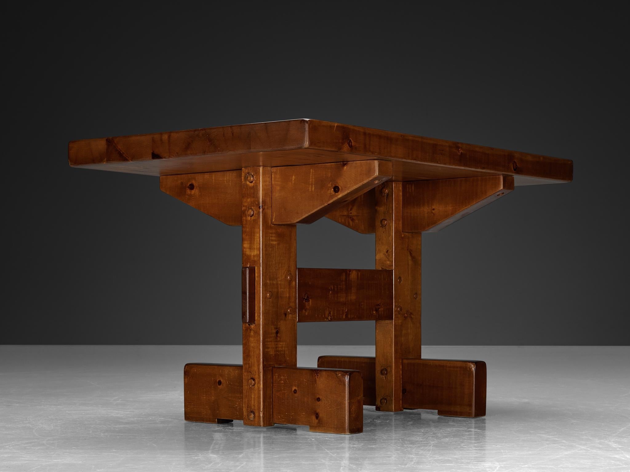 Giuseppe Rivadoss Dining Table in Pine
