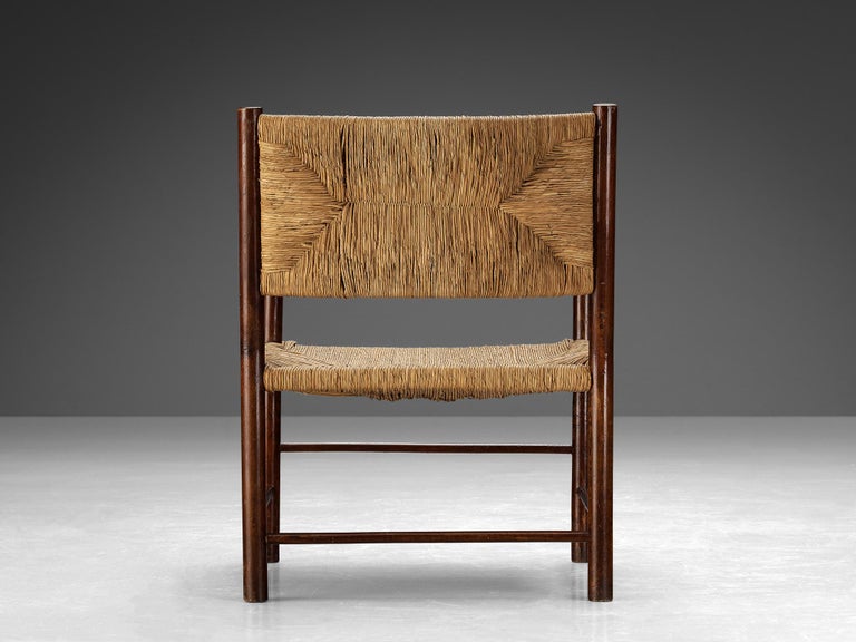 Emanuele Rambaldi for Chiappe Armchair in Wood and Woven Straw