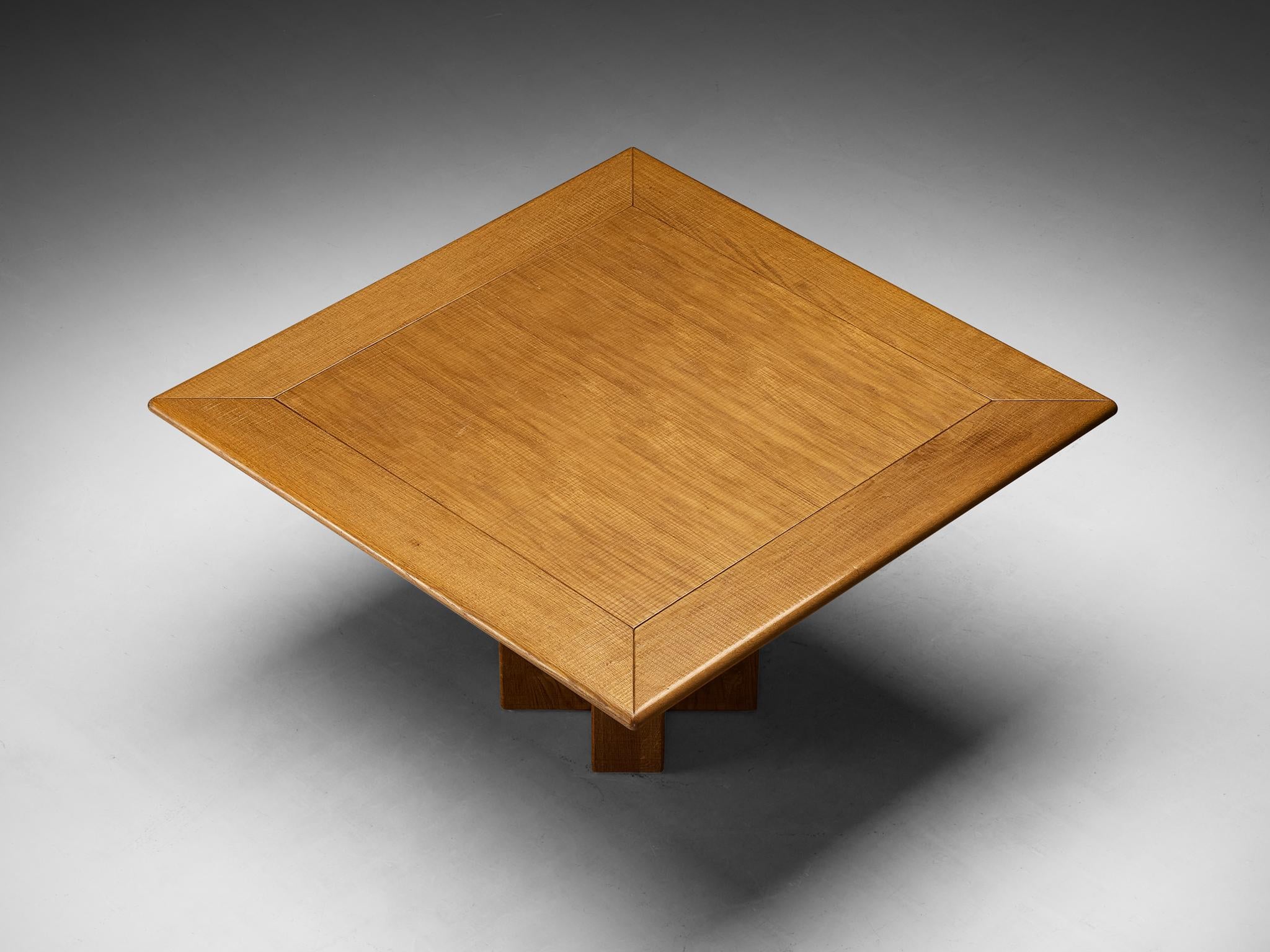 Giuseppe Rivadossi for Officina Rivadossi Dining Table in Oak and Iron