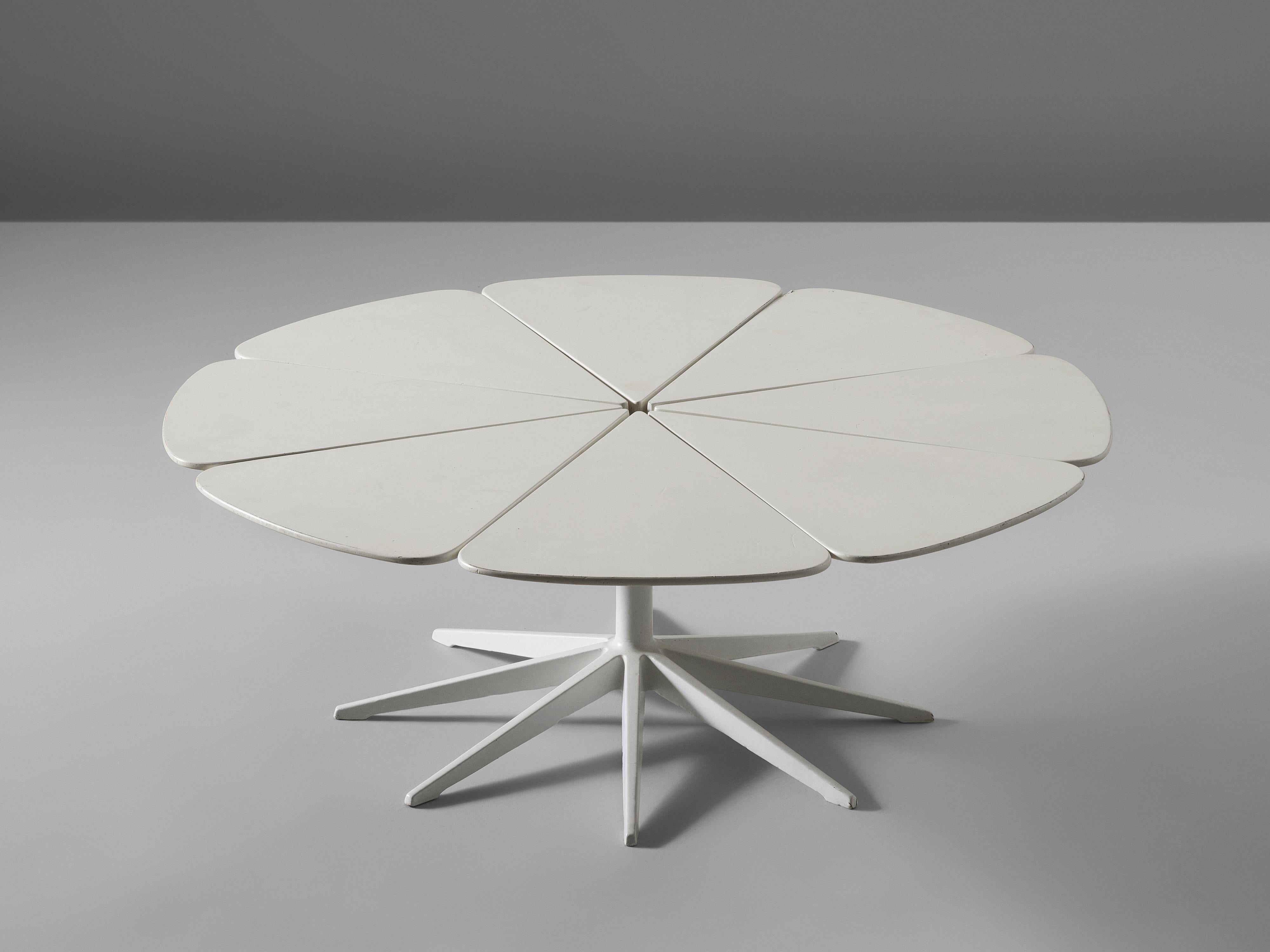 Richard Schultz for Knoll White 'Petal' Coffee Table